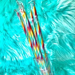 Starbucks Venti Rainbow Straws